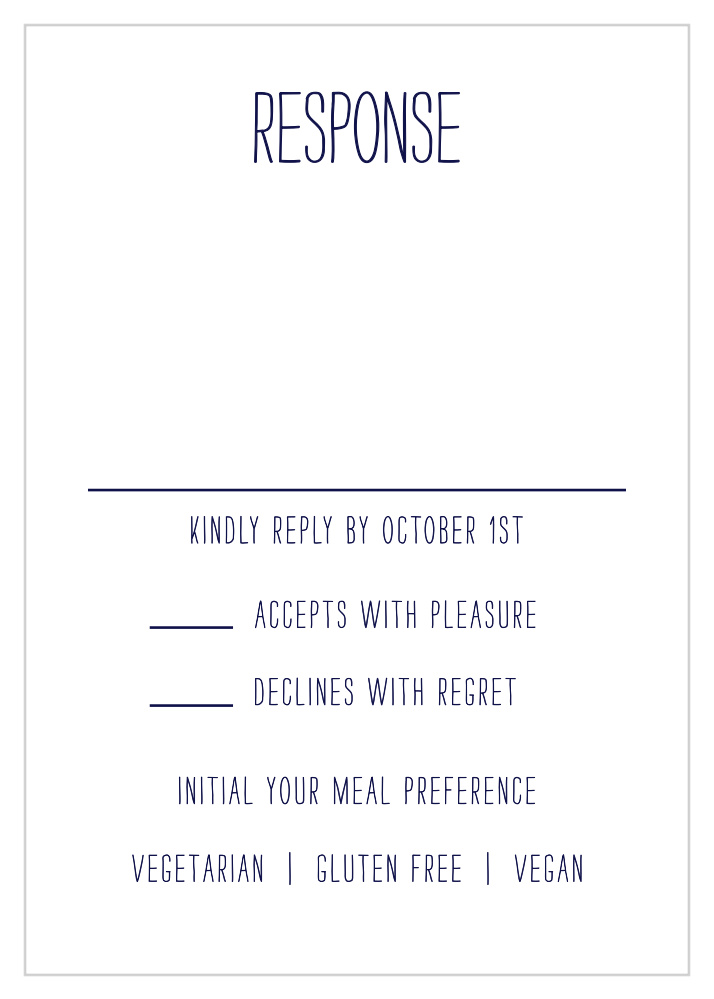 Pretty Lights Response Cards