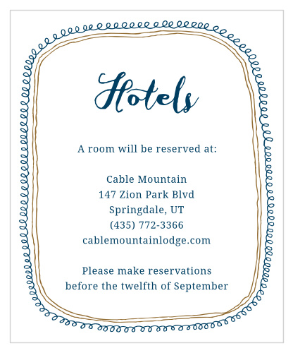 Anchors Aweigh Accommodation Cards