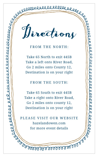 Anchors Aweigh Direction Cards