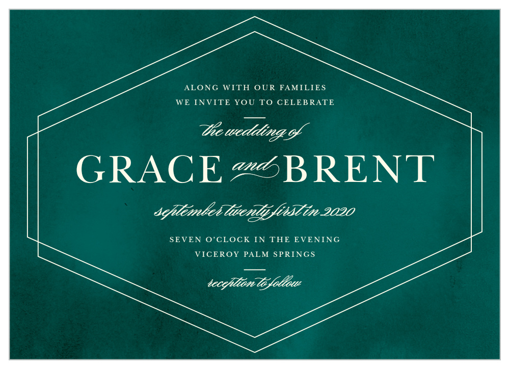 Deco Love Wedding Invitations