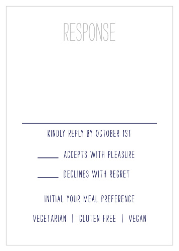 Pretty Lights Foil Response Cards