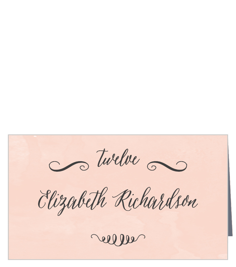 Watercolor Script Place Cards