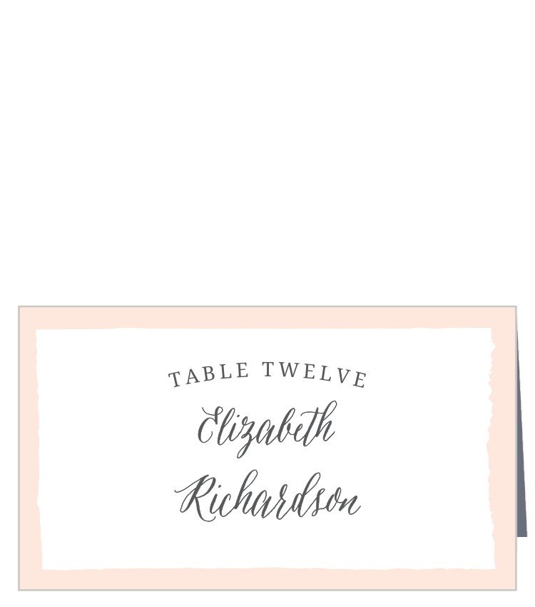 Painted Border Place Cards