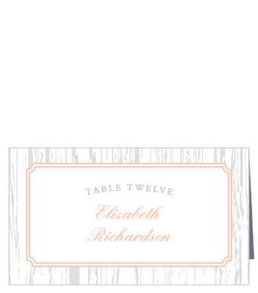 Rustic Wreath Place Cards