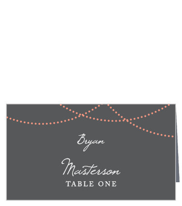 String Lights Place Cards