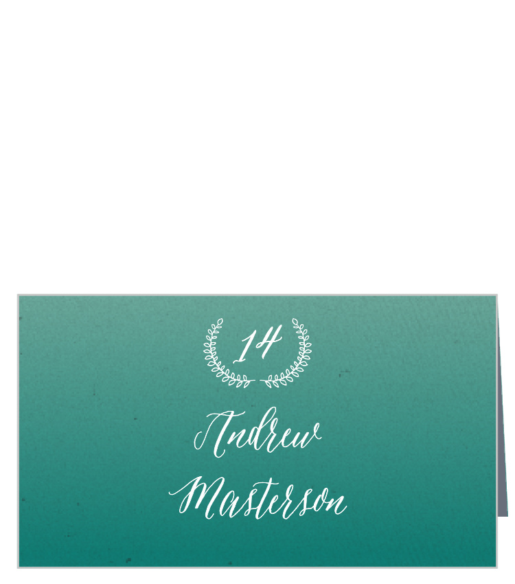 Rustic Ombre Place Cards