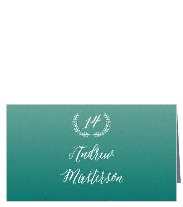 Rustic Ombre Place Cards