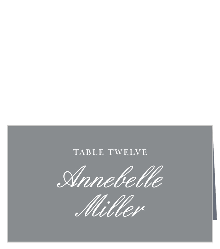 Sophisticated Typography Place Cards