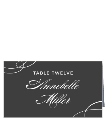 Swirling Simplicity Place Cards
