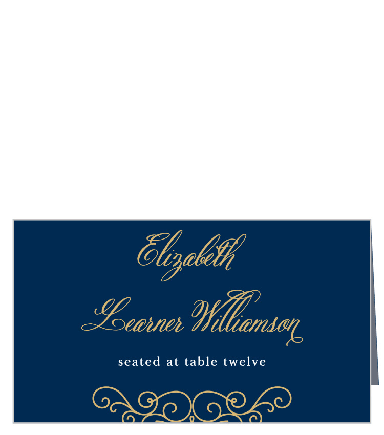 Royal Scrolls Place Cards