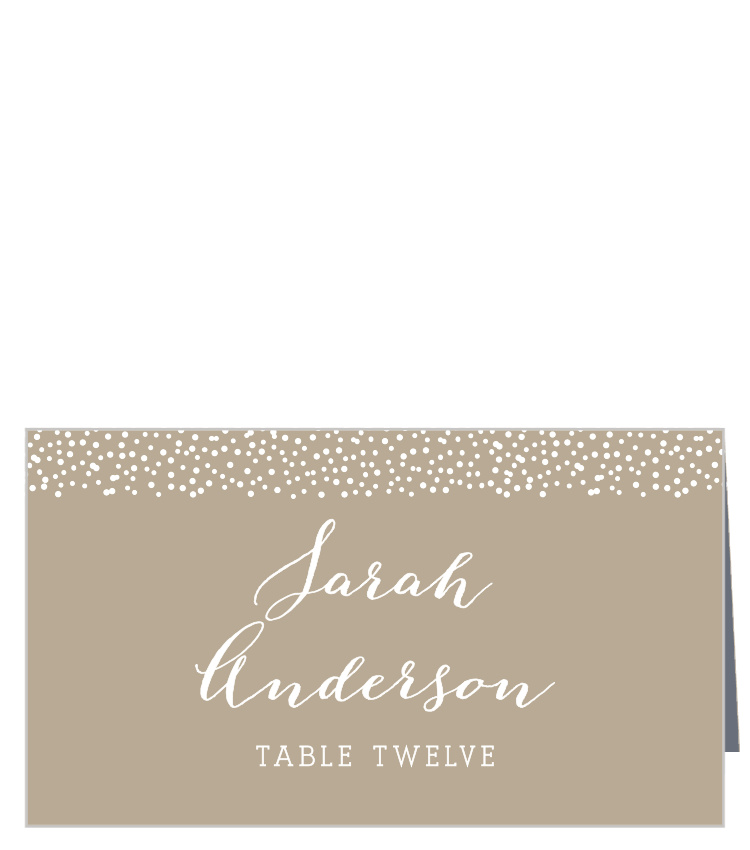 Confetti Dots Place Cards