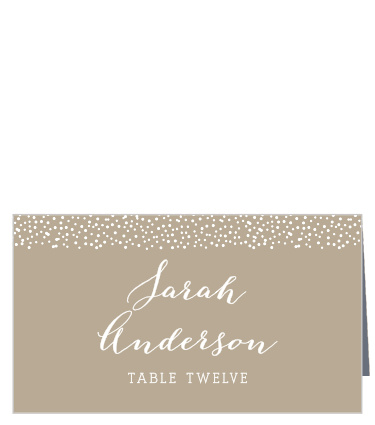 Confetti Dots Place Cards