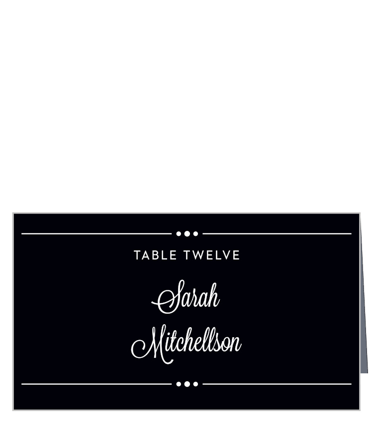 Perennial Playbill Place Cards