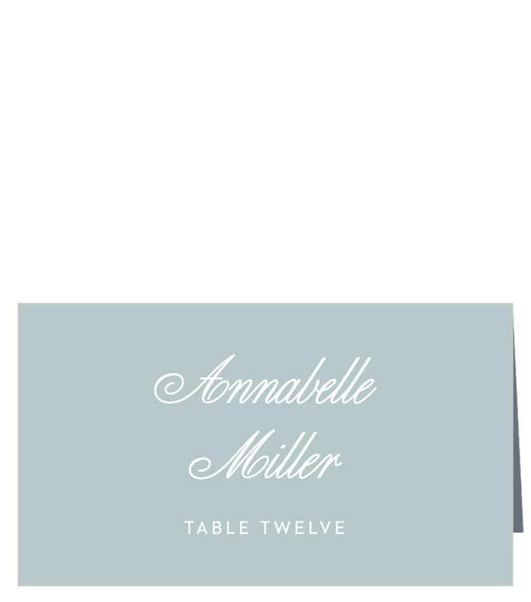 Traditional Script Place Cards