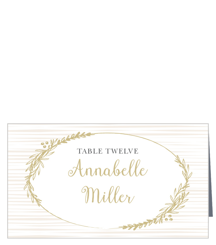 Delicate Laurel Place Cards