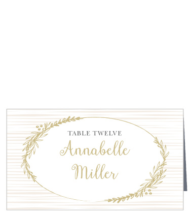 Delicate Laurel Place Cards