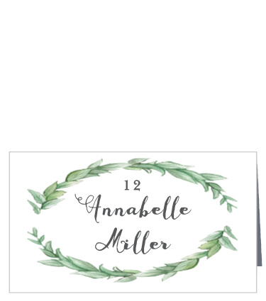Leafy Love Place Cards
