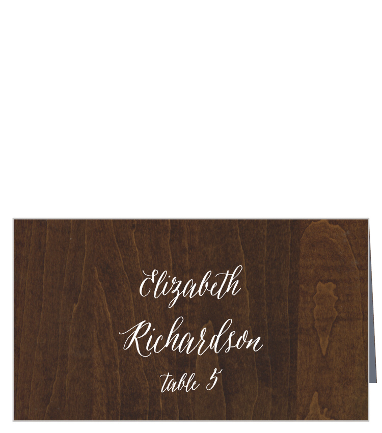 Rustic Wood Place Cards
