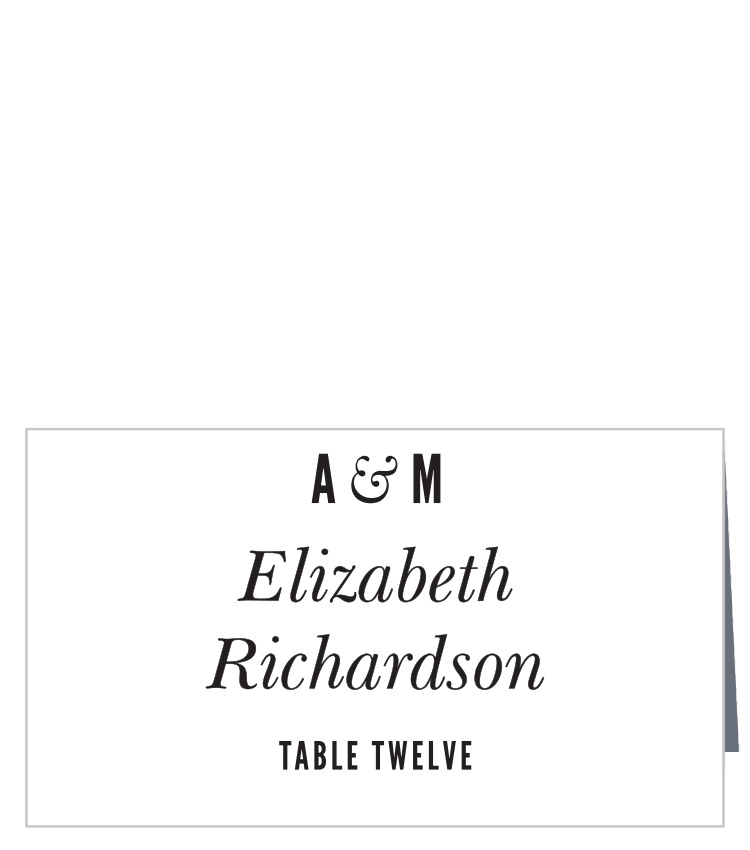 Modern Poster Place Cards