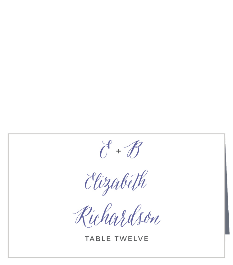 Rustic Script Place Cards