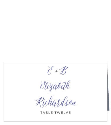 Rustic Script Place Cards