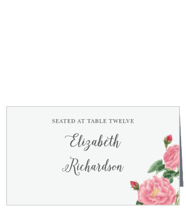 Budding Blooms Place Cards