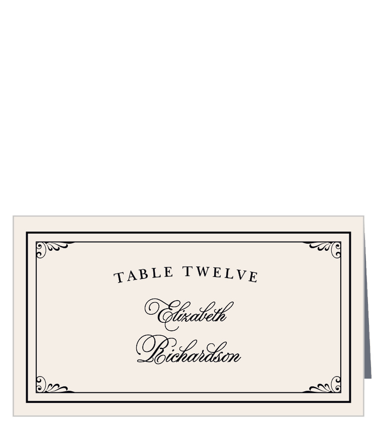 Grand Victorian Place Cards