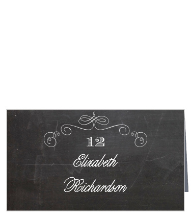 Fancy Chalkboard Place Cards