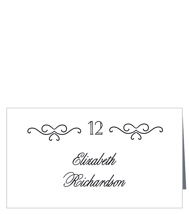 Classic Penmanship Place Cards