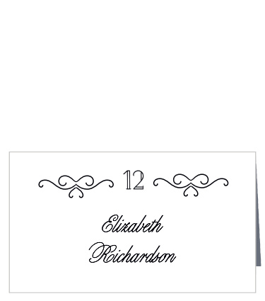 Classic Penmanship Place Cards