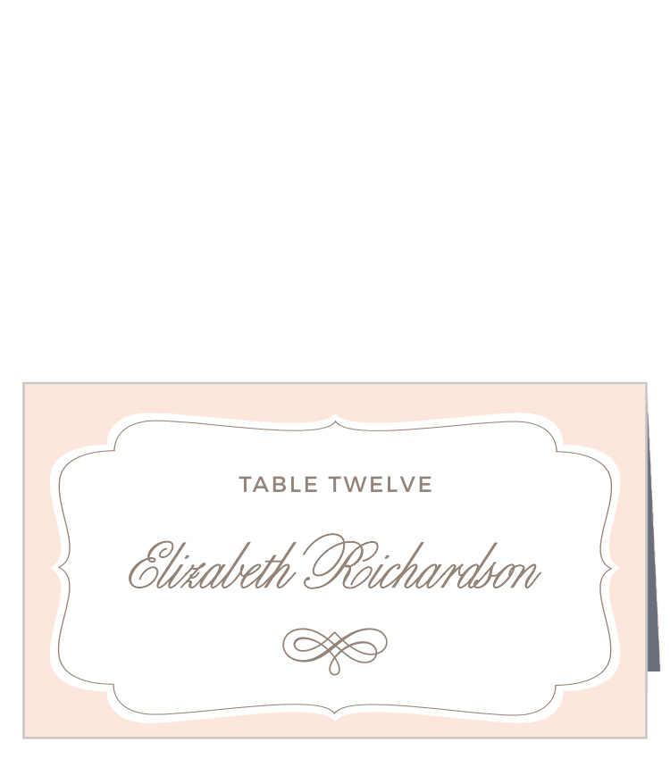 Vintage Frame Place Cards