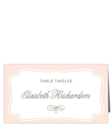 Vintage Frame Place Cards