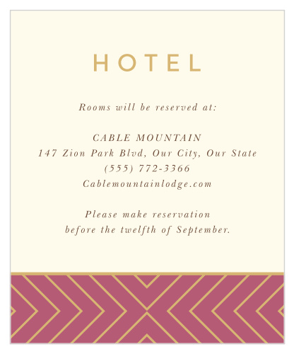 Geometric Perfection Accommodation Cards