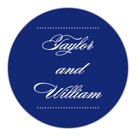 Elegant Vintage Wedding Stickers