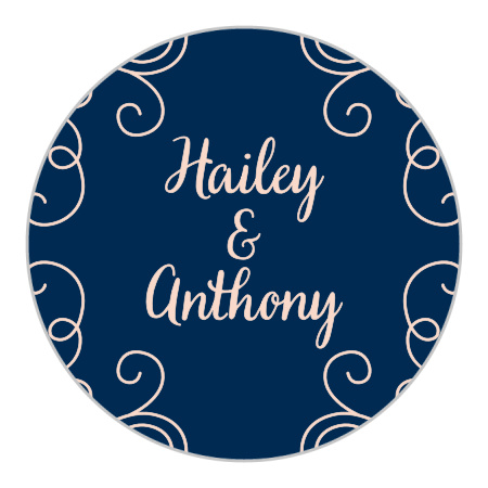Modern Love Wedding Stickers