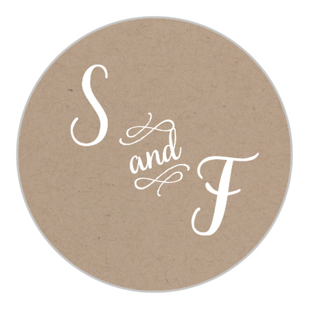 Rustic Country Wedding Stickers