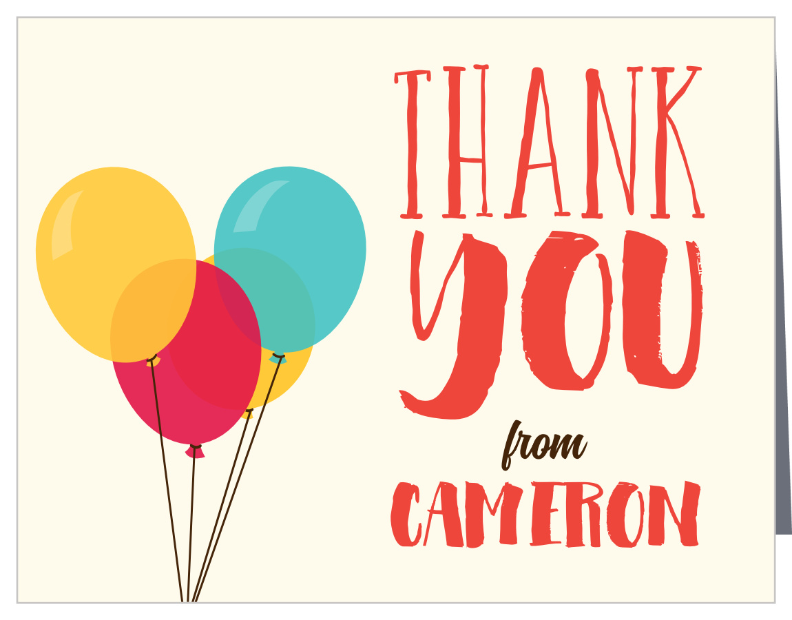 Silly Circus Children's Birthday Thank You Cards