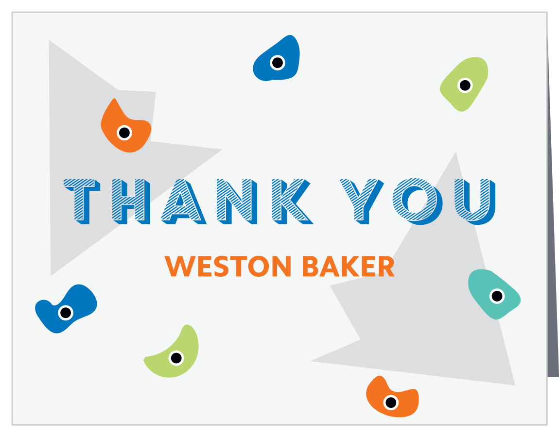 Crag Climber Children's Birthday Thank You Cards