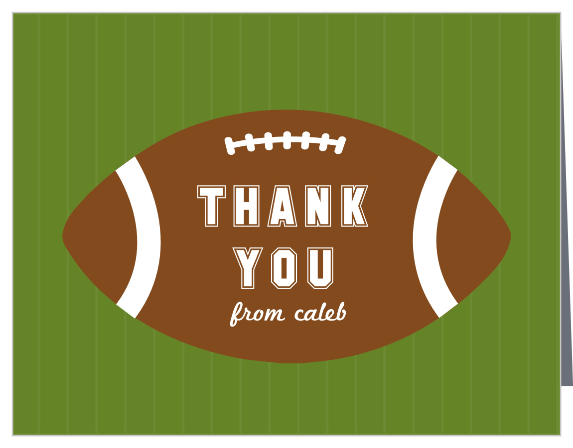 Red Zone Children's Birthday Thank You Cards