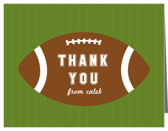 Red Zone Children's Birthday Thank You Cards