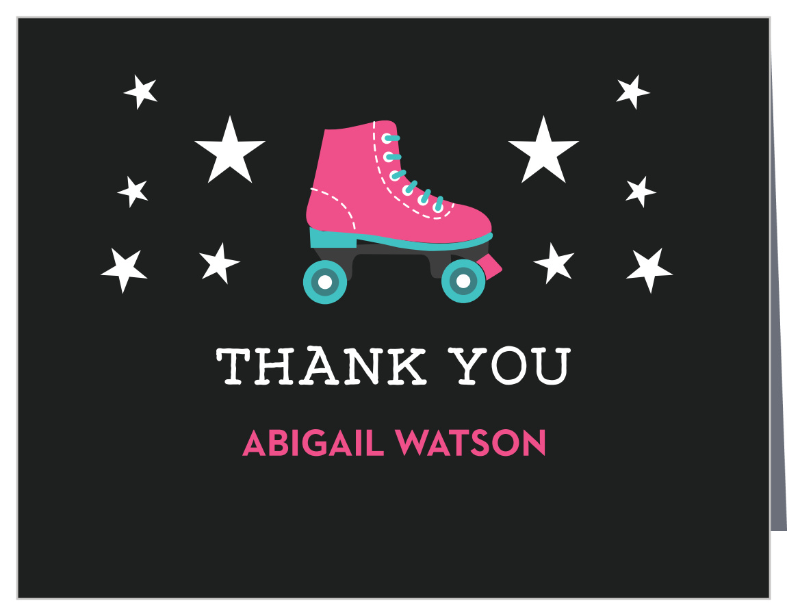 Let's Roll Children's Birthday Thank You Cards