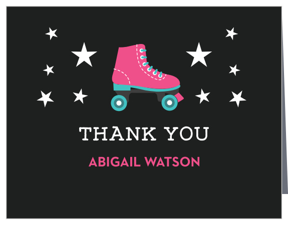Let's Roll Children's Birthday Thank You Cards