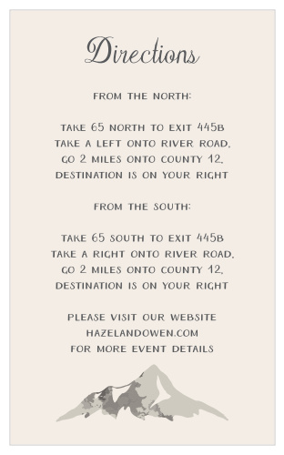 Forest Escape Direction Cards