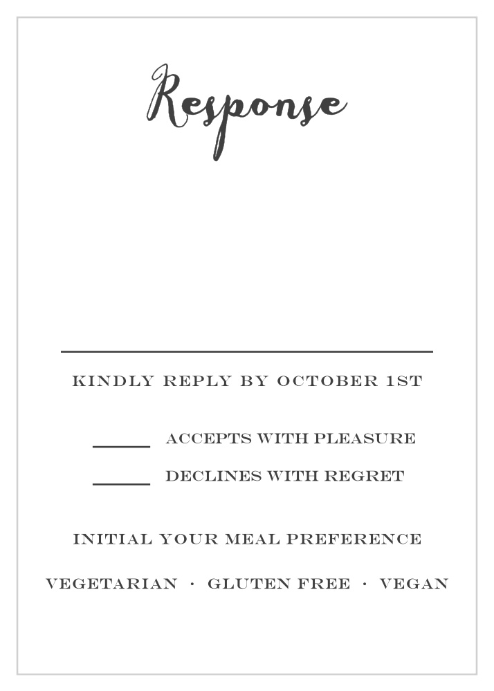 Chalkboard Frame Response Cards