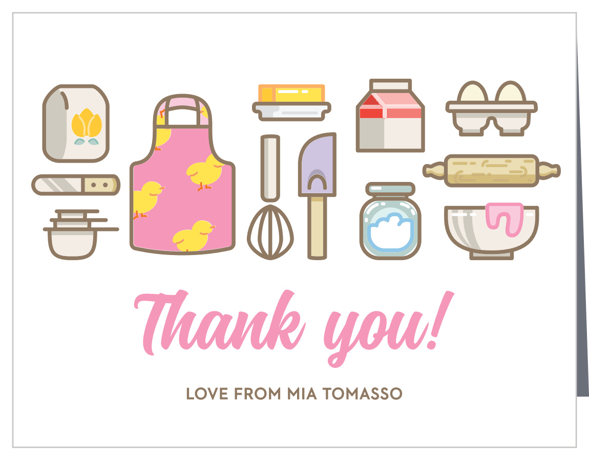 Baker's Delight Children's Birthday Thank You Cards