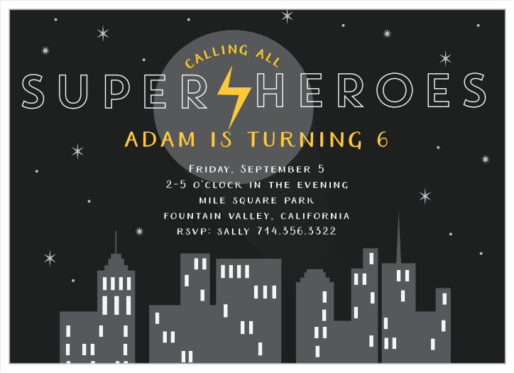 The Night Watch Children's Birthday Party Invitations aren't the invitation you need, but the invitations you deserve.