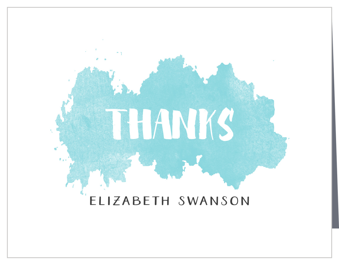 Art Bash Children's Birthday Thank You Cards
