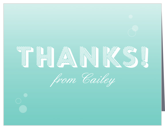 Magical Mermaid Children's Birthday Thank You Cards