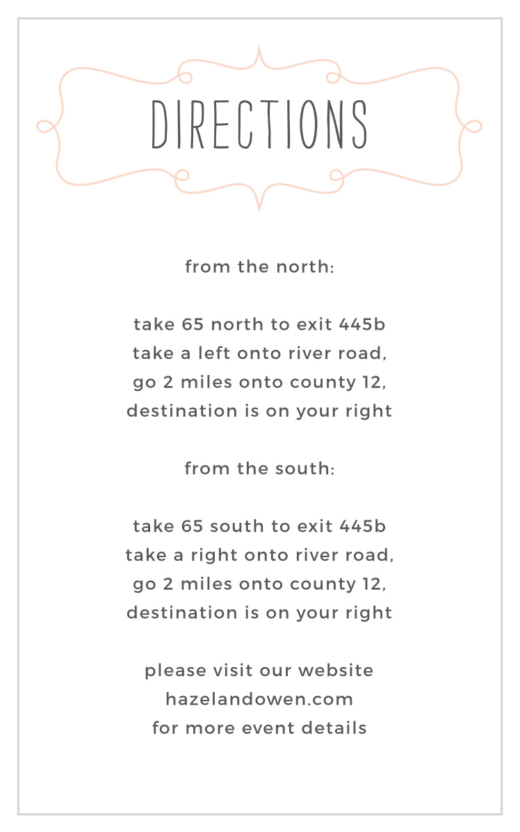 Brisk Blue Skies Direction Cards