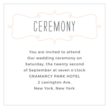 Brisk Blue Skies Ceremony Cards